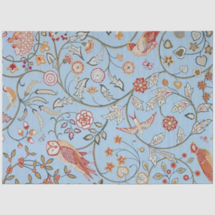 Vogels en bloemen, William Morris Tissuepapier