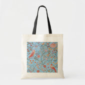 Vogels en Bloemen, William Morris Tote Bag (Voorkant)