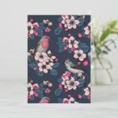 Vogels en bloesems (Staand voorkant)