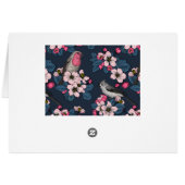 Vogels en bloesems (Achterkant Horizontaal)