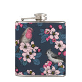 Vogels en bloesems heupfles (Voorkant)