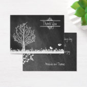 Vogels en bomen dank u visitekaartjes (Bureau)