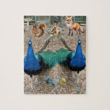 Vogels en dieren puzzel voor volwassenen en tiener