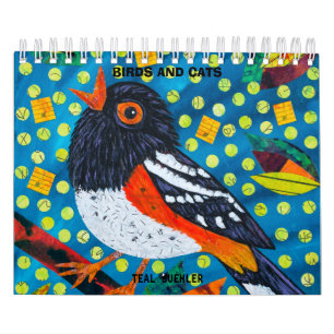 Vogels en katten kalender