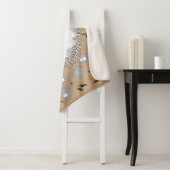 vogels en nestkraft Brown Sherpa Deken (In situ)