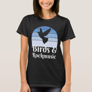 Vogels en Rockmuziek T-shirt