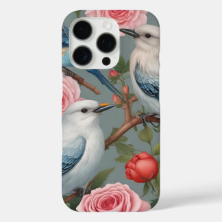 Vogels en Rozen iPhone 16 Pro Hoesje