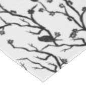 Vogels en Sakura Branches Japans schilderen Tafelkleed (Gekanteld)