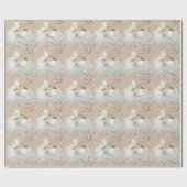 Vogels en staarten — Verpakkingspapier Cadeaupapier (Vlak)