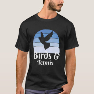 Vogels en tennis t-shirt