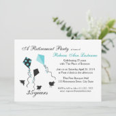 Vogels en vliegers pensioen kaart (Staand voorkant)