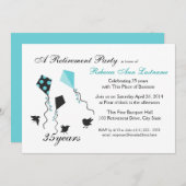 Vogels en vliegers pensioen kaart (Voorkant / Achterkant)