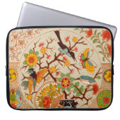 Vogels en vlinders hoes voor neopreen-laptops (Voorkant)