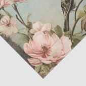  vogels en vlinders Kersenbloesem Tissuepapier (Detail)