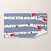 Vogels en vogels bad handdoek (Handdoek)