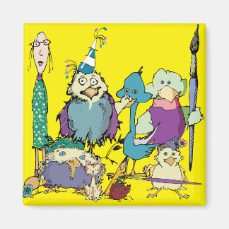 Vogels en vrienden magneet