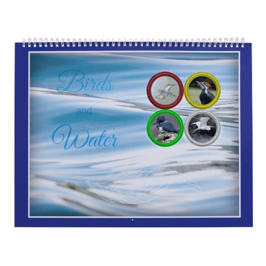 Vogels en water (grootschalig) kalender (Hoes)