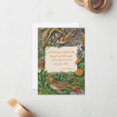 vogels en Whitman (Duizelaar van het licht) Notitiekaartje (Voorkant / Achterkant in situ)