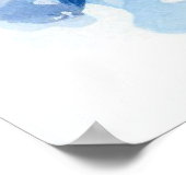 Vogels en winterlandschap 35 poster (Hoek)