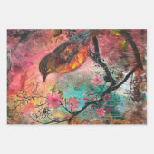 Vogels Ephemera Heavy Weight Decoupage Inpakpapier Vel (Voorkant 3)