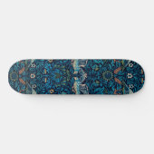 Vogels ( Floral Pattern) (door William Morris) Skateboard (Horizontaal)