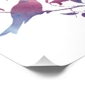 vogels foto afdruk (Hoek)