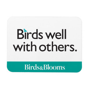 Vogels goed met anderen magneet