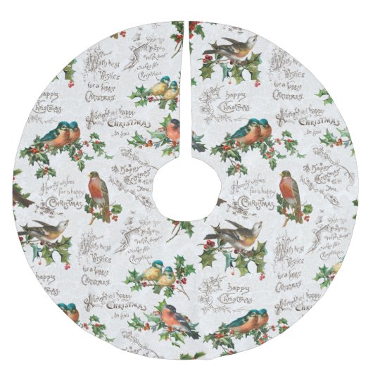 vogels, heilige en kerstgraten kerstboom rok (Voorkant)