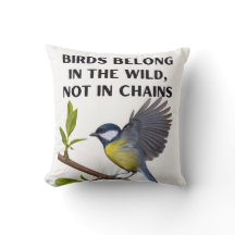 Vogels horen in het wild, niet in ketens – Wilde d