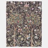 Vogels in de bloem, William Morris Fleece Deken (Voorkant)