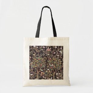 Vogels in de bloementuin, William Morris tote tas