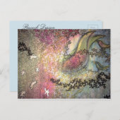 vogels in de bomen briefkaart (Voorkant / Achterkant)