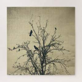 Vogels in de boom - legpuzzel