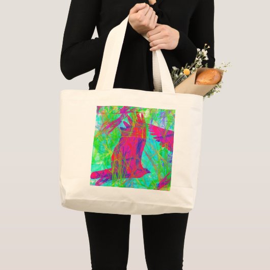 Vogels in de Canvas tas (Voorkant (product))