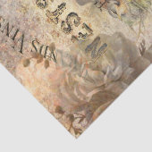 vogels in de Franse ontkoppeling van Ephemera Tissuepapier (Detail)