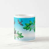 Vogels in een Mok van een boomkoffie