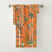 Vogels in groene handdoek (Insitu)