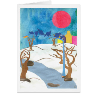 Vogels in het centrale park tijdens de wintertijd