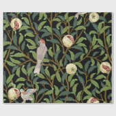  vogels in het loofgoed met vogels en zee van vruc cadeaupapier (Vlak)