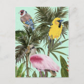 Vogels in het Paradijs Briefkaart (Voorkant)