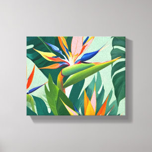Vogels in het Paradijs Canvas Afdruk
