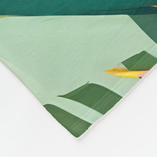 Vogels in het Paradijs Fleece Deken (Hoek)