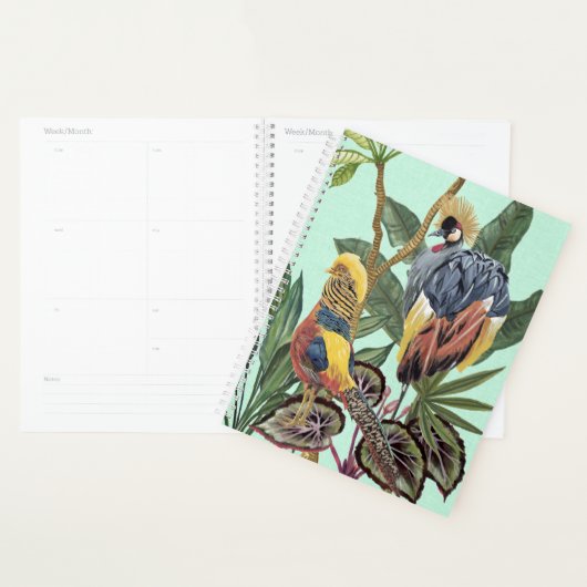 Vogels in het paradijs - grote vogels planner (Display)