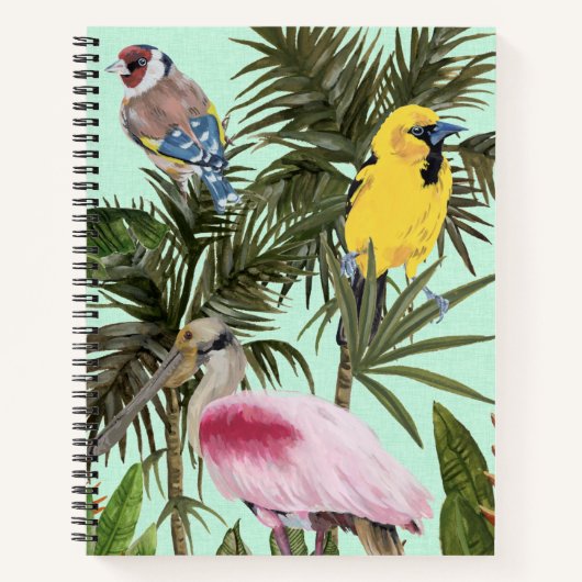 Vogels in het Paradijs Notitieboek (Voorkant)