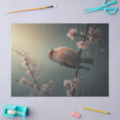 Vogels in het voorjaar tissuepapier (Craft)