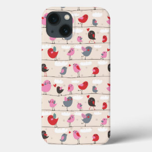 Vogels in liefde iPhone 13 hoesje