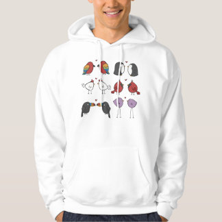 Vogels in liefde hoodie