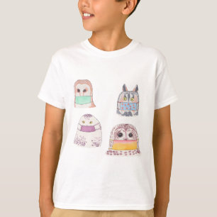 Vogels in mondmaskers. 2020 vogels t-shirt
