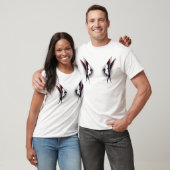 Vogels in traditionele stijl t-shirt (Unisex)