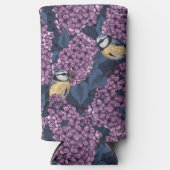 Vogels in violette lila tuin (Voorkant)